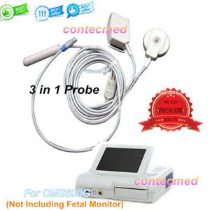 New 3 in 1 Probe TOCO FHR Fetal Movement Probe For CONTEC Fetal Monitor CMS800G