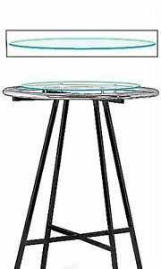 Glass Round Clothing Rack Topper (30” diameter tempered glass )