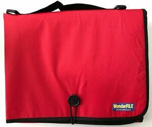 Wonderfile Portable Folding Work Station Travel Organizer File Papers Documents