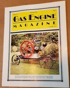 Antique Vintage Gas Engine Magazine Volume 30 Number 9 September 1995 Hit Miss