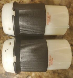 Lot of 2 HBL2433 Hubbell Twist Lock No Box 20A 480VAC 3P 4W L16-20R