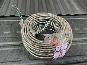 AFC Cable Systems 12-2 250 Feet MC Lite Cable Aluminum Armor BX Solid Copper
