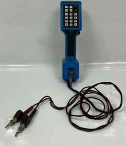 VINTAGE HARRIS DRACON TS22 PHONE LINE TESTER LINEMAN PHONE BLUE
