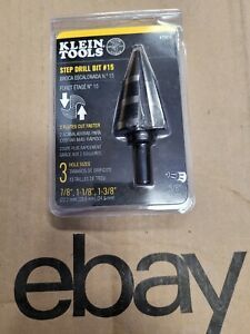 KLEIN TOOLS STEP DRILL BIT #15 KTSB15        Same Day Free Shipping!