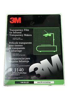 3M Transparency Film for Infrared Transparency Makers IR 1140 100 Sheets