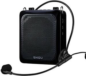 New SHIDU Original Bluetooth Voice Amplifier Set 18W 4400mAh Rechargeable Batt
