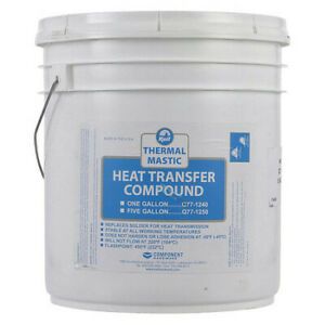 COMPONENT HARDWARE Q77-1250 Pail Thermal Mastic Heat Transfer Compou