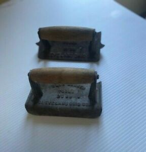 2 Vintage BLUE BANNER Cement Concrete Masonry Hand Tools Trowels 