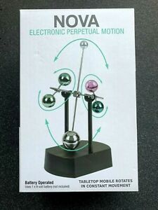 Nova Perpetual Motion Tabletop Mobile Westminster Desktop Colored Balls New Box