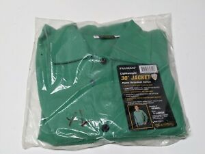 NEW Tillman 6230 XL Lightweight 30&#034; GREEN Jacket Flame Retardant Cotton - XLARGE