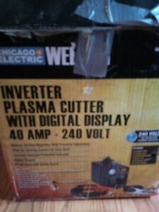 Chicago Electric Welding 240V Inverter Plasma Cutter w Digital Display NEW