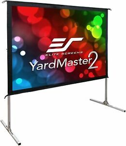 Elite Screens Yard Master 2 120&#034; Projector Screen Stand 4:3 8K 4K HD Portable