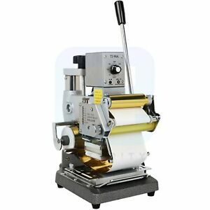 Hot Foil Stamping Machine 10x13cm Leather Bronzing Pressure Mark Machine for PVC