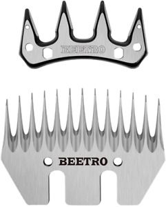 BEETRO Sheep Shears Blades, Professional Stainless Steel Clipper Blades for Shee