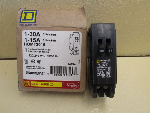 Homeline homt3015 square d circuit breaker for sale