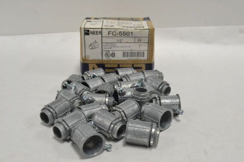 Lot 25 new egs fc-5501 neer set screw connector 1/2in b269812 for sale