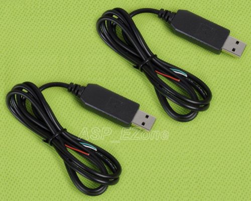 2pcs pl2303 usb/ttl/rs232 convert serial cable connector for sale