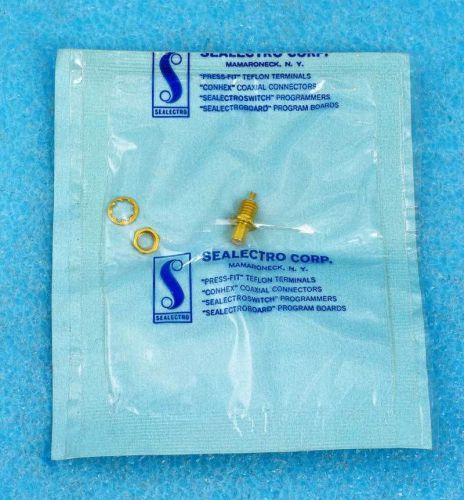 NEW SEALED Sealectro 52-045-0000 SMB Subminature RF MICROWAVE BULKHEAD Connector