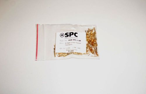 SPC CCD-206-1-SS D-SUB CRIMP FEMALE CONTACTS (100) PIECES