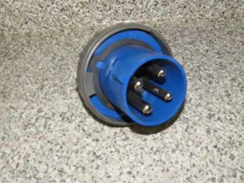 Pass &amp; seymour ps460p9-w plug 4-way prong 60a 3 phase 250v wt for sale
