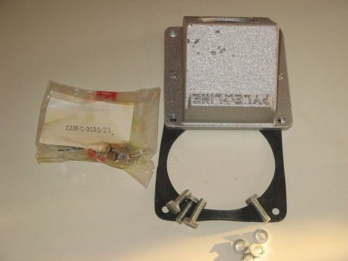 New pyle national line zp-2516-12 45 deg angle receptacle housing zzm 2516 12 for sale