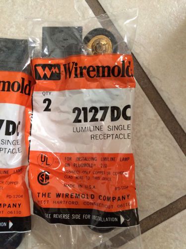 WIREMOLD 2127DC LUMILINE SINGLE RECEPTACLE SOCKETS BOXES OF 18