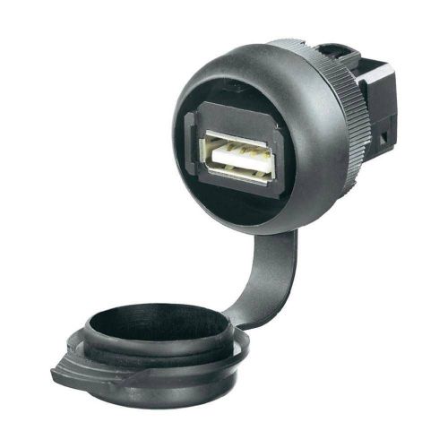 Weidmuller Panel Mount Micro USB coupling, USB 2.0, Type A IE-FCM-USB-A NOS
