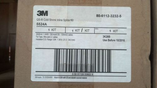 3M™ Cold Shrink QS-III Splice Kit 5524A-1AWG-250kcmil
