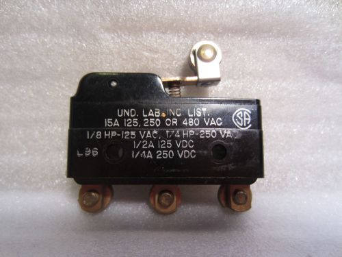 Honeywell microswitch b2-2rw822-p5 snap action roller lever limit switch for sale