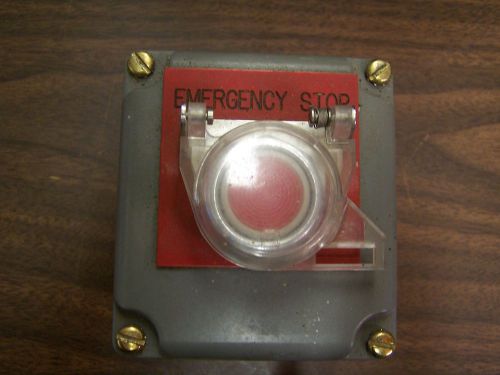NEW Square D Hazardous Loc. KY-1  Emergency Stop Control Switch W/ Flip Cover