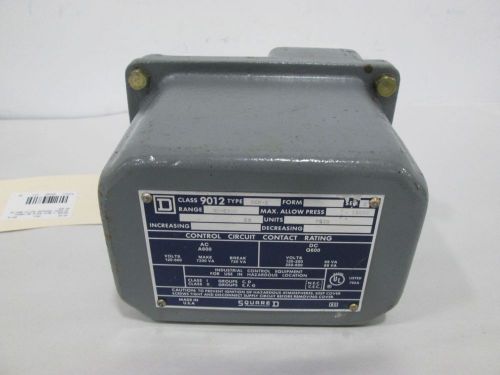 New square d 9012 gcr-2 90-2900psi 15000psi max pressure switch 600v 8a d325392 for sale