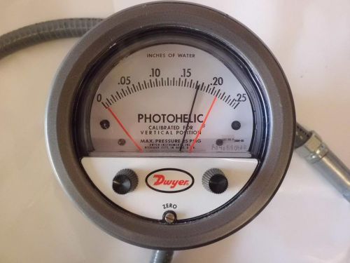 Dwyer Series A3000 Photohelic® Pressure Switch/Gage for Measuring &amp; Controlling