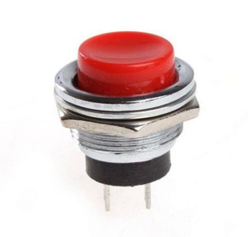 5x red momentary off-on n / o push button switch 24v dc / 125v ac / 250v ac for sale