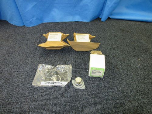 3 GENERAL ELECTRIC GE HEAVY DUTY OILTIGHT PB BLACK ROUND PUSH BUTTON SWITCH NEW