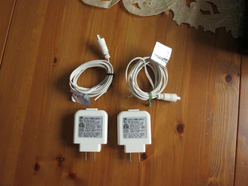 ikea transformer power supply 4v 0.75a 3w with matching cables 5ft, 2x