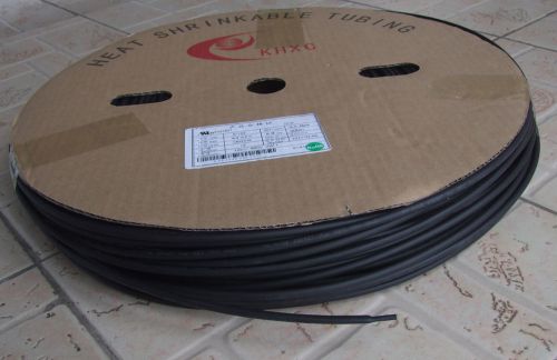 200M length Heat Shrink Tubing 2:1 Ratio Black ? 4mm TO 2mm dia 125°Cfor SMA plug