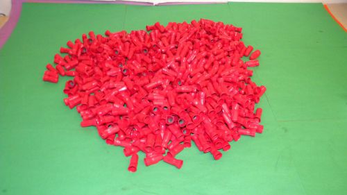 Lot of 581 Red soft spring-loaded 3M wire nut joins wires from 14-10AWG