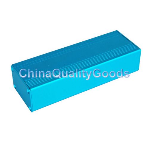 Aluminum box enclosure case -4.33&#034;*1.57&#034;*0.98&#034;(l*w*h) color blue screw included for sale