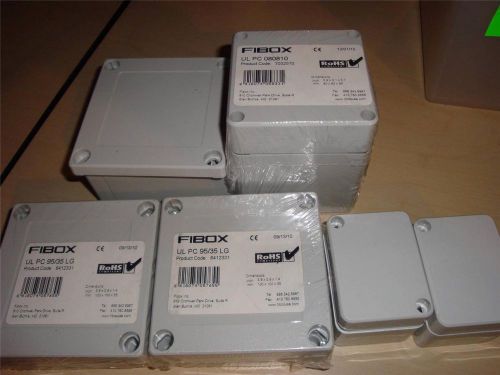 LOT OF 6 FIBOX UL PC 95/35 LG, 080810, AND OTHERS PC 6412331/7032570