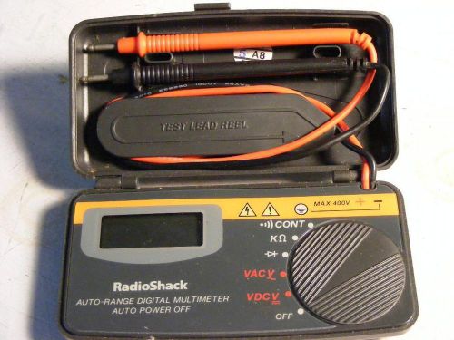 RADIO SHACK MODEL 22-802 AUTO RANGING DIGITAL SHIRT POCKET MULTIMETER