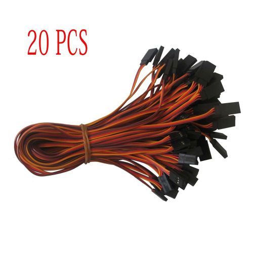 300mm 30cm Servo Extension Lead Wire Cable for Futaba JR Pack of 20pcs