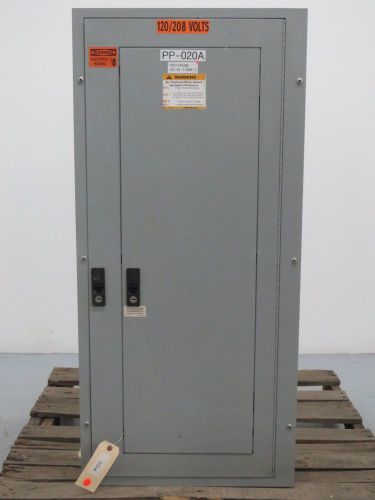 General electric ge aqf3422mbx 225a 208/120v breaker distribution panel b290689 for sale