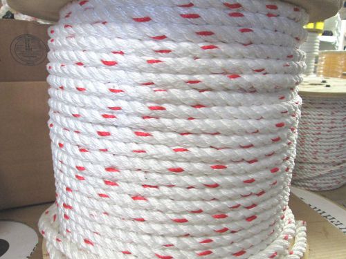 1/2&#034; X 300&#039; 3 strand Poly Dacron cable pulling rope 4200 lb tinsel ,