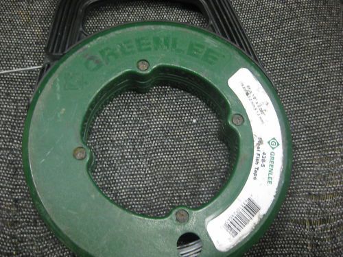 Greenlee steel fish tape 438-5 65&#039; x 1/8&#034; x 0.060&#034; for sale