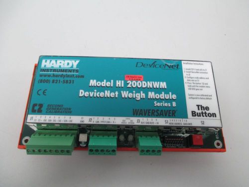 New hardy hi 200dnwm waversaver devicenet weigh module ser b d270841 for sale