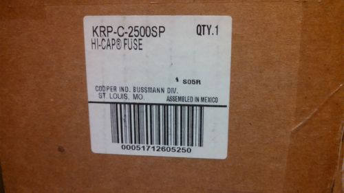 COOPER BUSSMANN KRP-C-2500SP FUSES NEW QTY OF 3