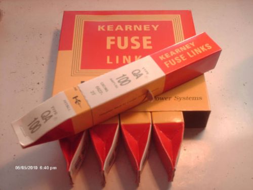 5 kearney # 6427-2t 100 amp type qa fuse links for sale