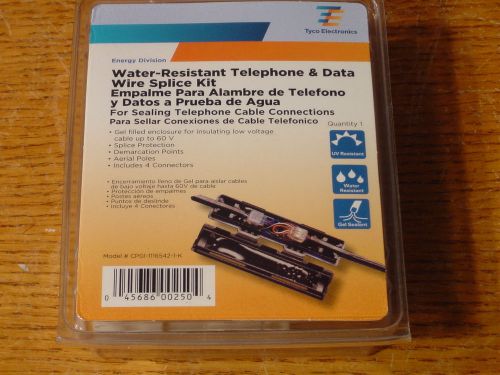 WATER- RESISTANT TELEPHONE &amp; DATA WIRE SPLICE KIT