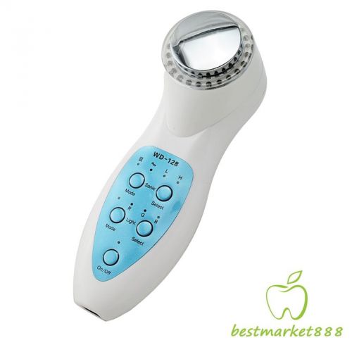 New facial skin care therapy device 7 color 3mh led photon ultrasonic ultrasound for sale