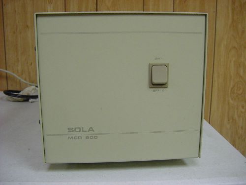 Sola mcr 500 electronic power conditioner for sale